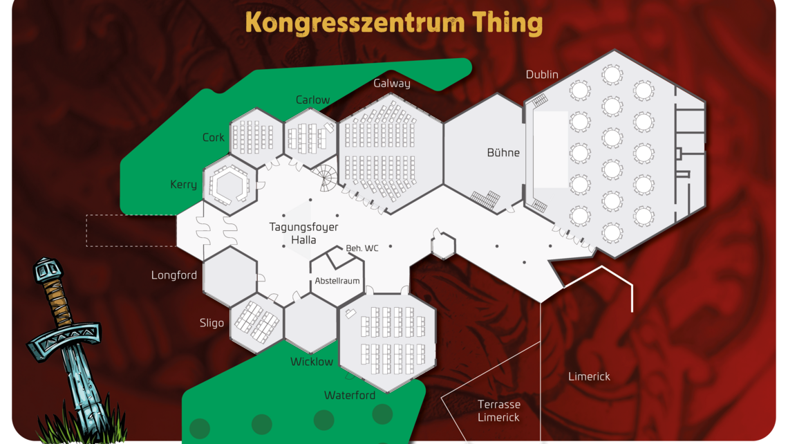 Raumaufteilung Kongresszentrum